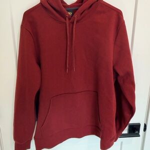 Athletic Men's Maroon Hoodie